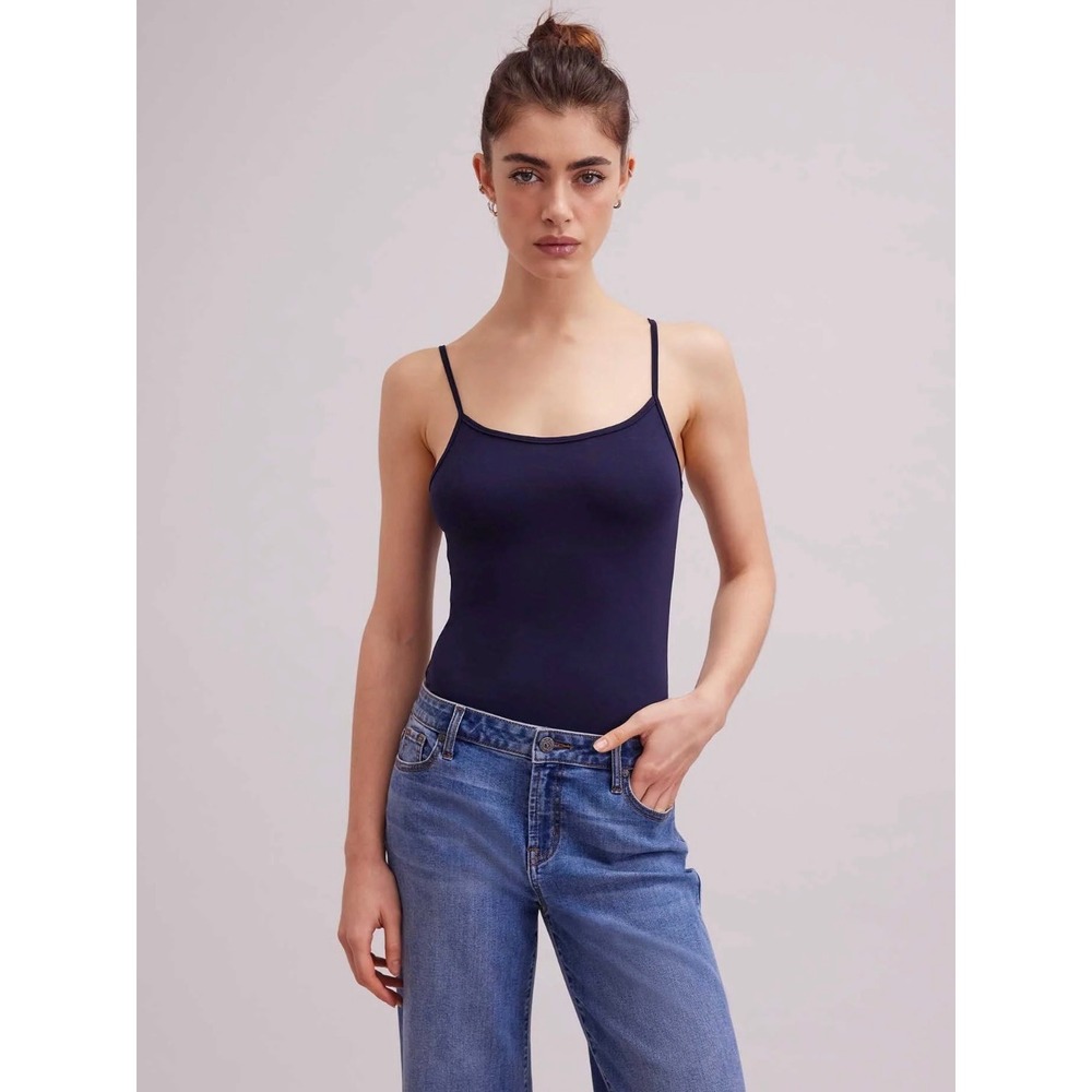 Anne Fontaine Cintia Camisole Navy Blue Layering Tank Top 38 US 6